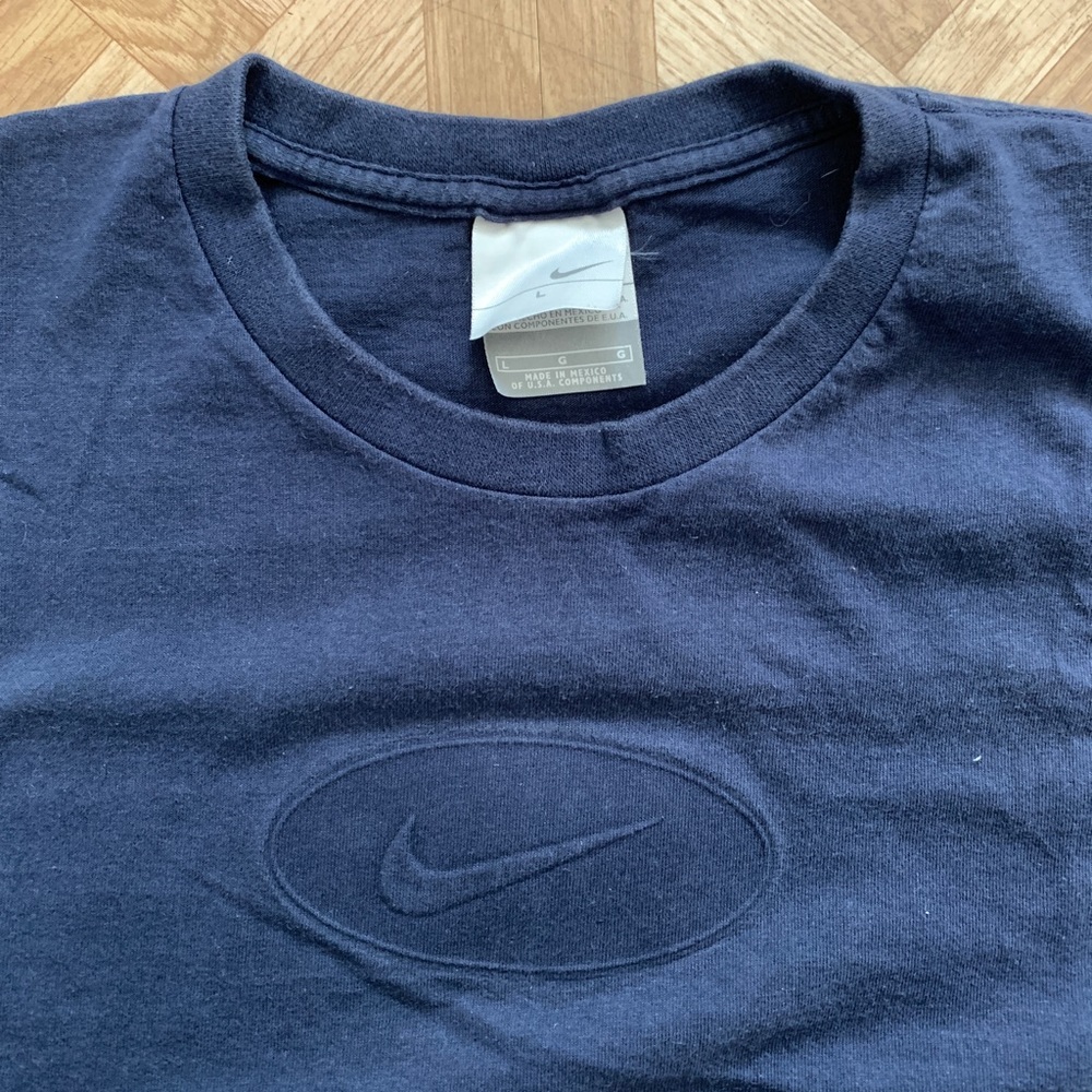 Y2K Nike Essentials Patch Embroidered Tee